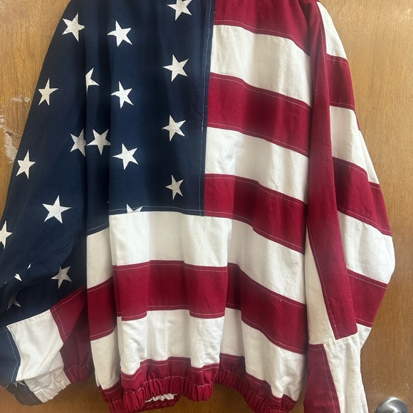 American Flag Jacket with Stars and Stripes - Picture 2 of 11